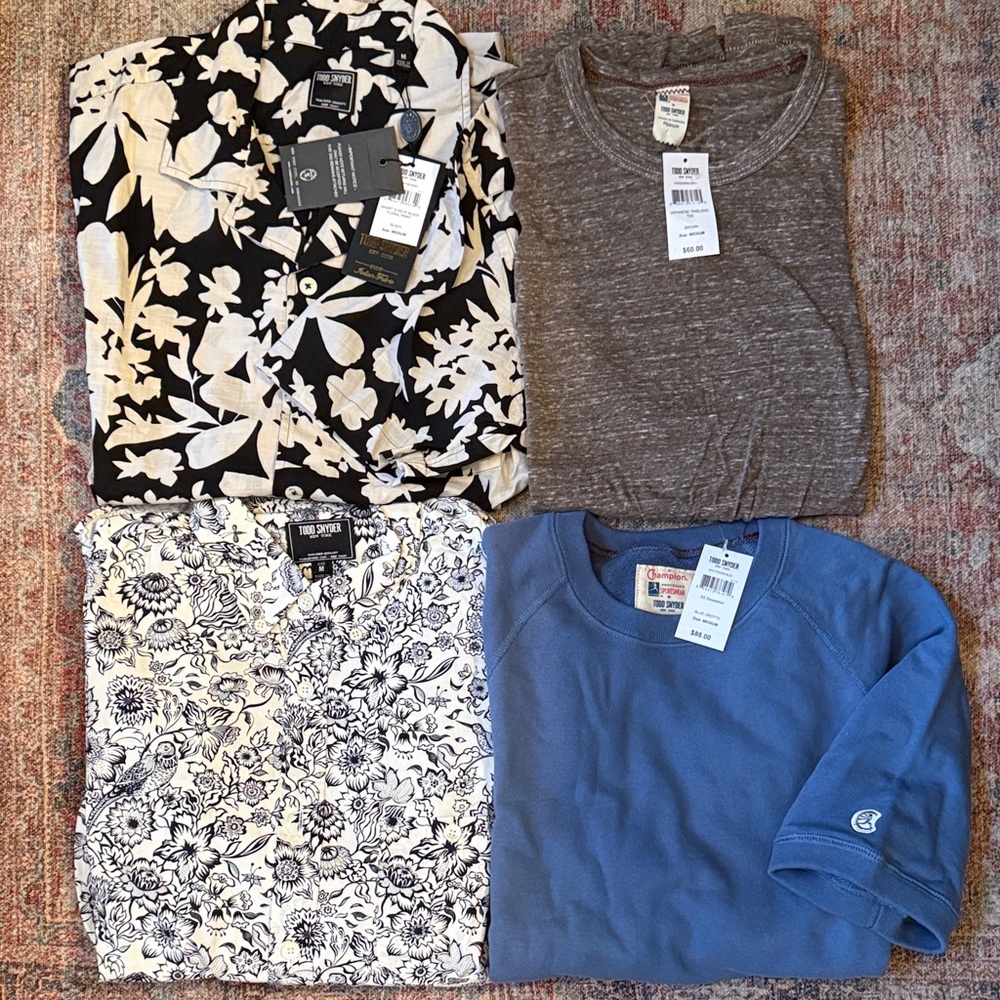 Todd Snyder Mixed Tops Bundle  Mens Size M